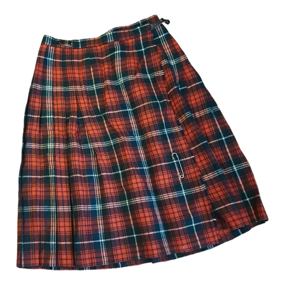 Vintage Wool Pleated Skirt - Picture 5 of 9